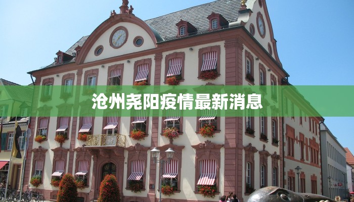 沧州尧阳疫情最新消息 沧州尧阳疫情最新消息