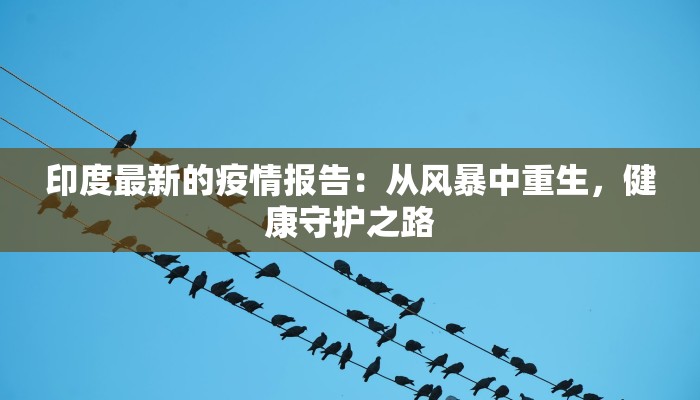 印度最新的疫情报告:从风暴中重生,健康守护之路 印度最新的疫情报告:从风暴中重生,健康守护之路